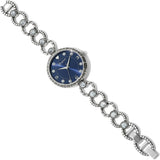 Brighton Halo Star City Watch Style W30393 - Silver Blue