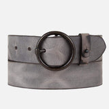 Pip | Vintage Full-Grain Leather Belt for Women: Cognac / S-85