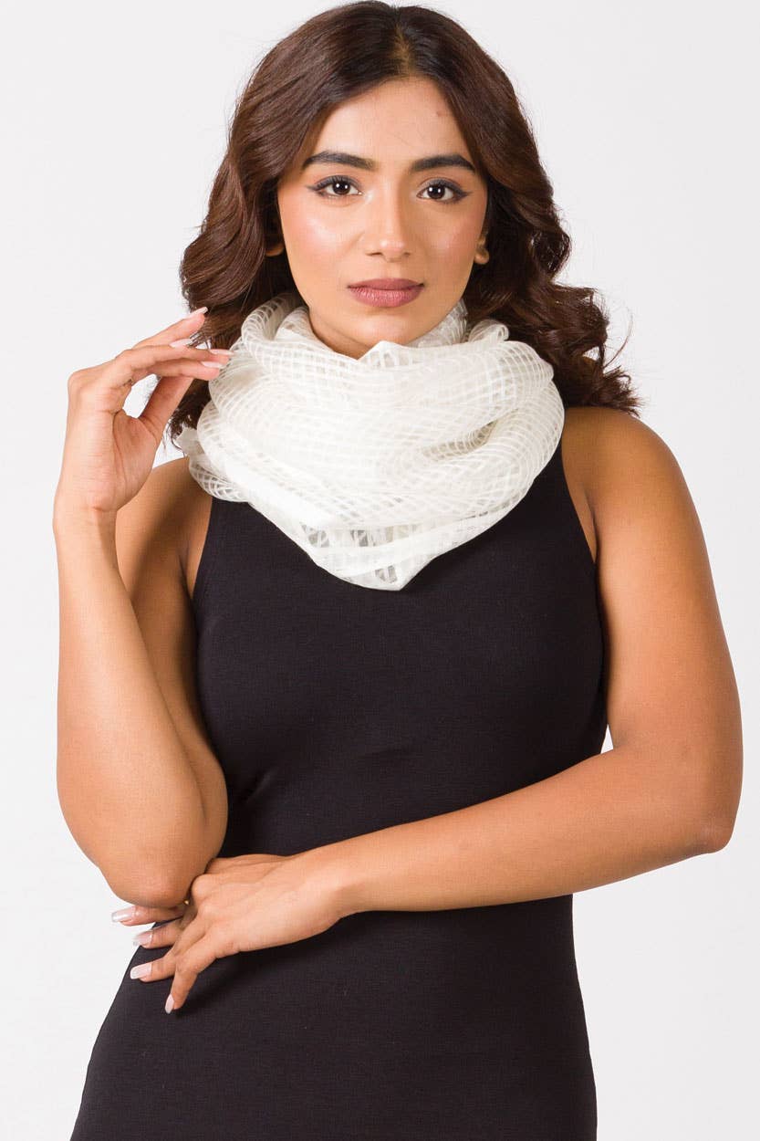 Sarita Scarf: White