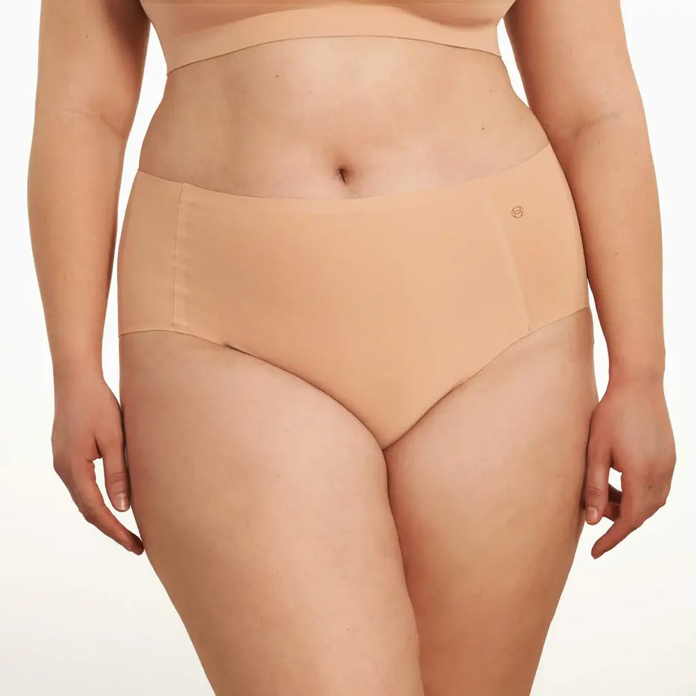 High-Waisted Retro Bikini: Petal Drift / Fits 16-24