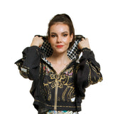 IPNG Paper Dolls Puff Hoodie - Multi/Black