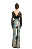 Comfort Pants-Blue - Paper Dolls: Multi color-Black / M/L