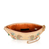 Iron Luck Beaded Horseshoe and Floral Crossbody Bag