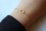 Gold Circle Bracelet