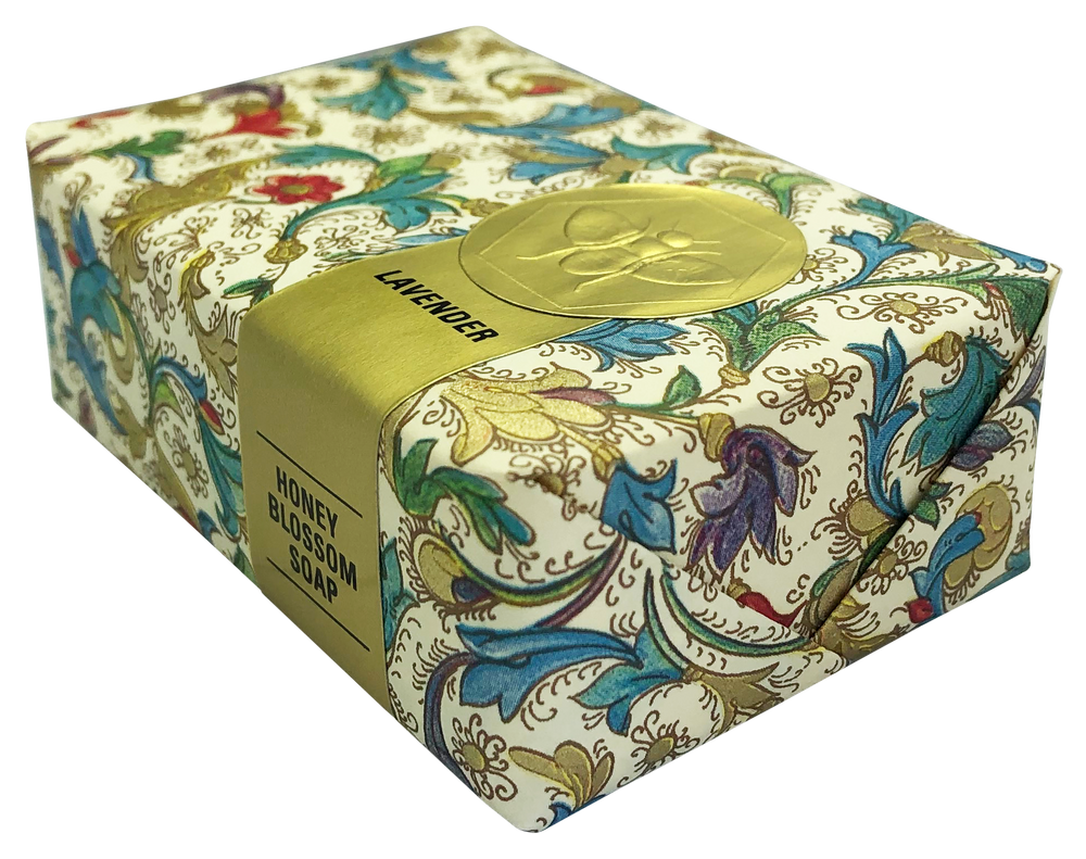 Florentine Paper Wrapped Soap - 3.5 oz: Lavender