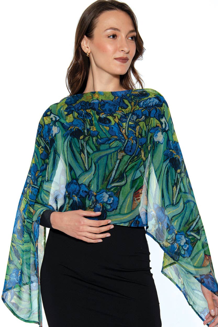 Aloka Scarf: Sage & Indigo