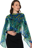 Aloka Scarf: Sage & Indigo