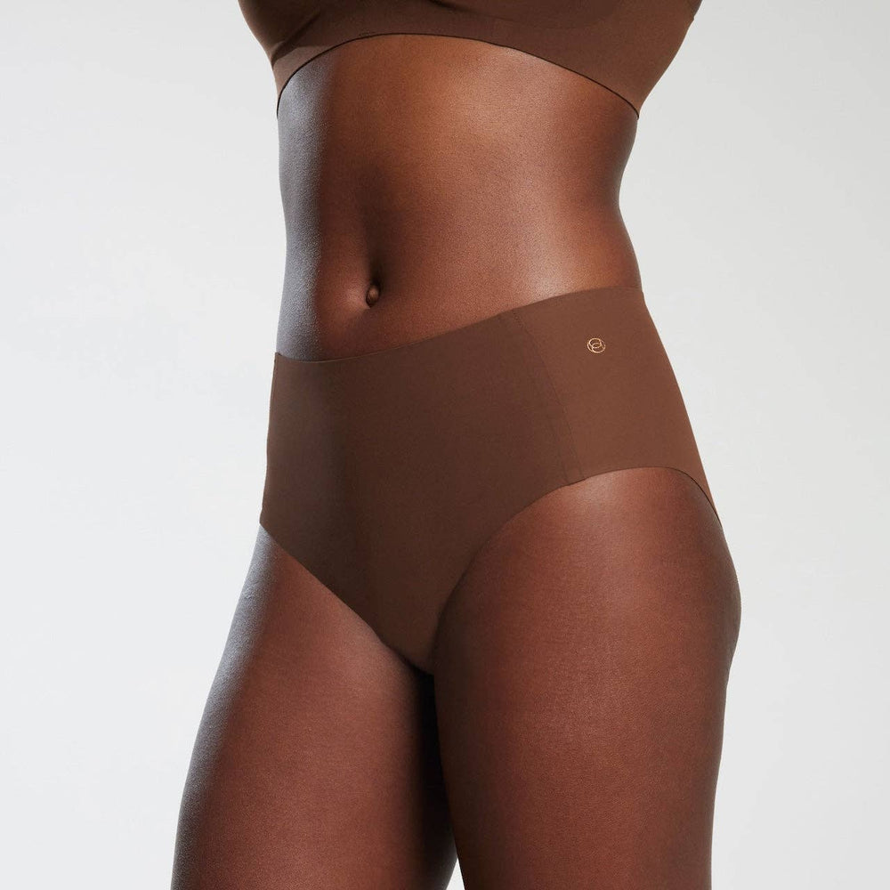 High-Waisted Retro Bikini: Black / Fits 0-14