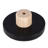 Flat Neck Black Wood Finial For Dressmaker Form