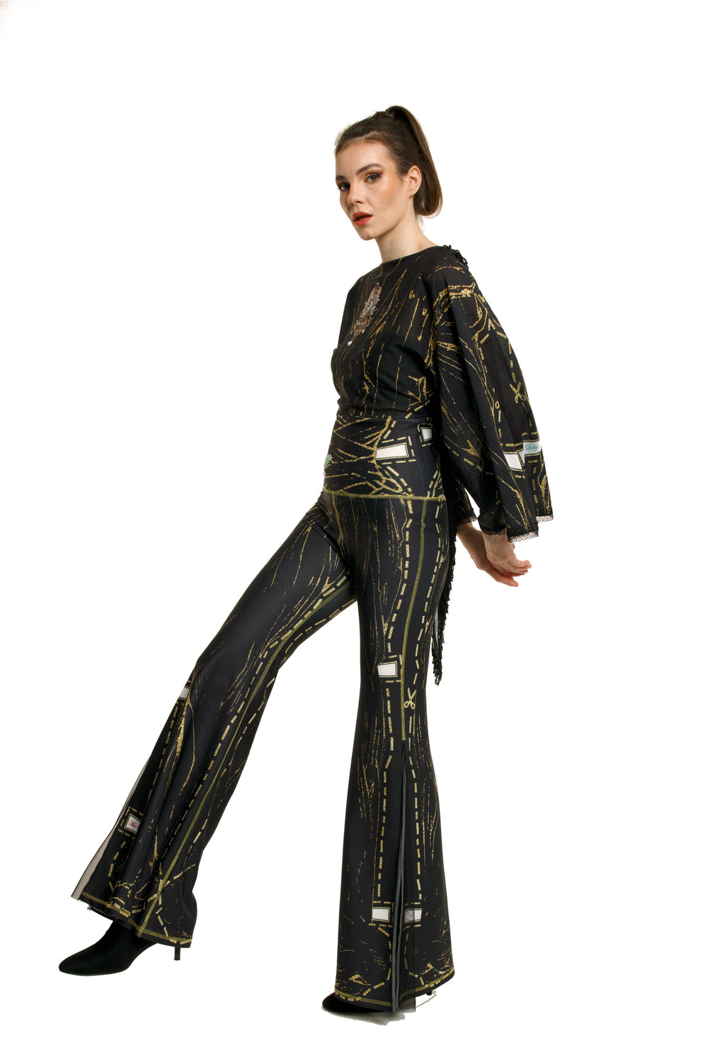 Comfort Pants-Black - Paper Dolls: Multi color-Black / S/M