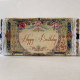 Chocolate Bars: Milk Chocolate / Happy Birthday Framed