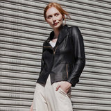 Clara Sunwoo Liquid Leather ™ Signature Jacket - Black