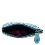 Hand-Painted Leather Coin Pouch - 1031