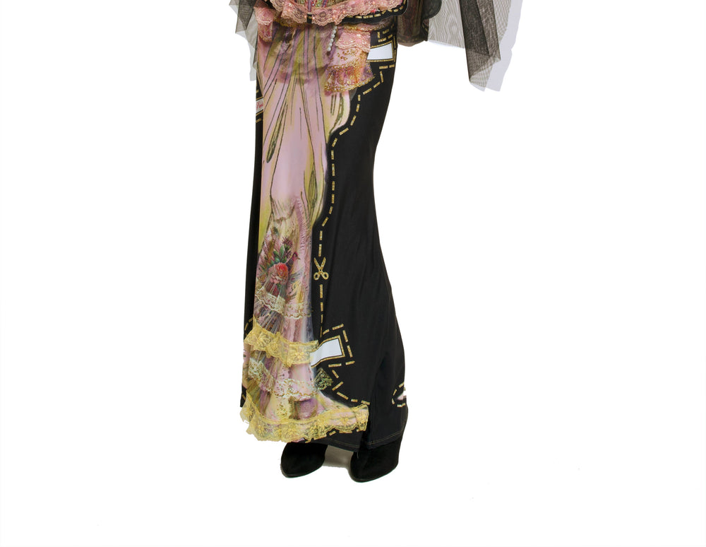 IPNG Paper Dolls Mermaid Skirt - Pink/Black