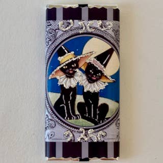 Chocolate Bars Halloween: Dark / Witch & Owl on Moon