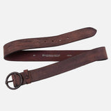 Pip | Vintage Full-Grain Leather Belt for Women: Cognac / S-85