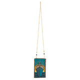 Mary Frances Hand Beaded Midnight Cruise Crossbody Phone Bag