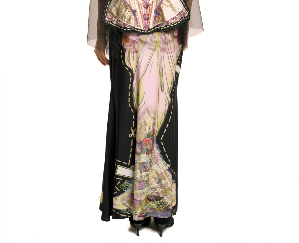 IPNG Paper Dolls Mermaid Skirt - Pink/Black