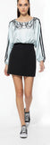 Satin Illusion Beaded Blouse - La Chambre: Size 1