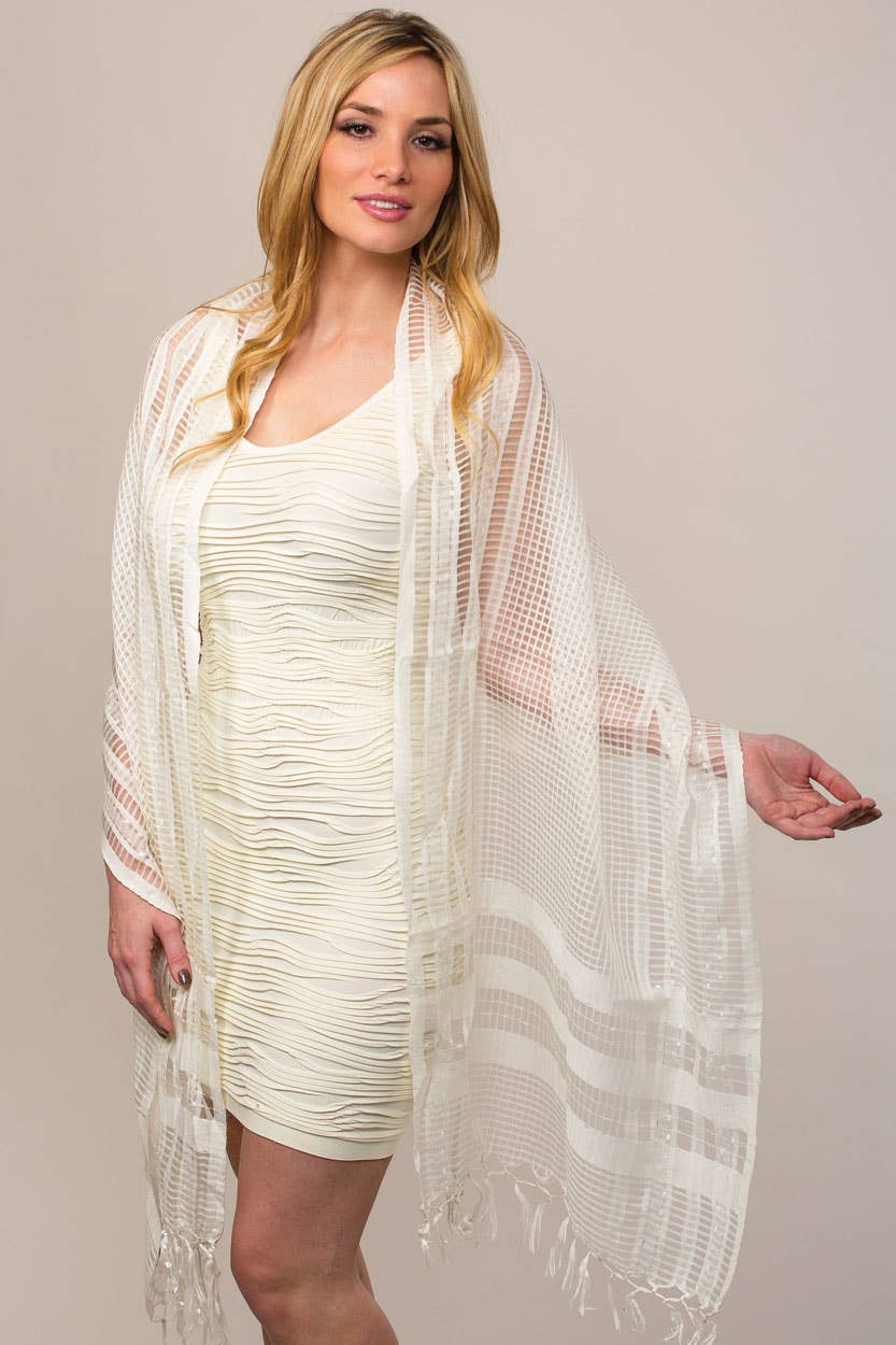 Sarita Scarf: White