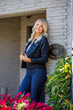 Jessie Linen Jacket - New Color: Navy / S