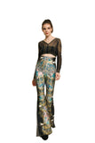 Comfort Pants-Blue - Paper Dolls: Multi color-Black / M/L