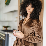 MINKY STRETCH LUXE ROBES: Mirage / Large