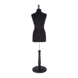 Black Wood Standard Neck Finial For Dressmaker Form
