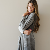 MINKY STRETCH LUXE ROBES: Mirage / Medium