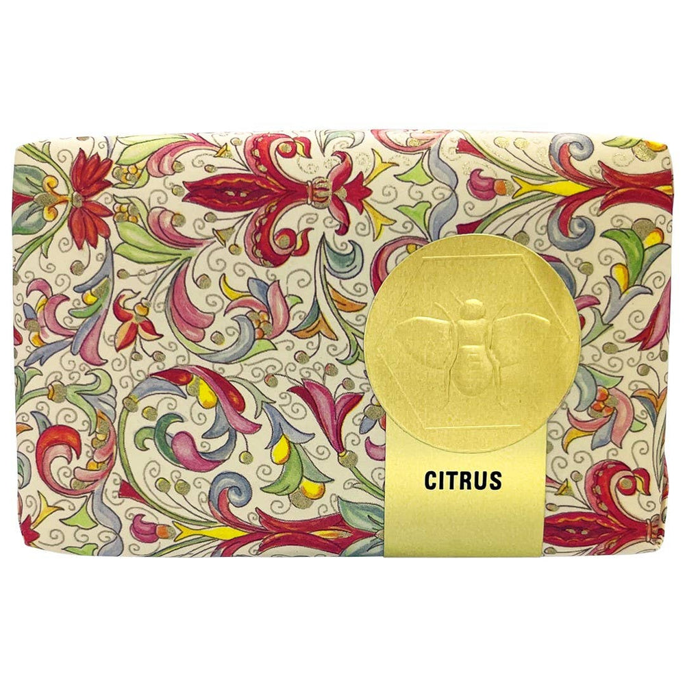 Florentine Paper Wrapped Soap - 3.5 oz: Lavender