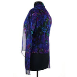 MIA Sheer Long Sleeve Print Bolero Cover-up : S
