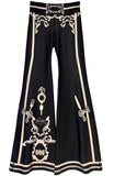 Baroque Illusion Flare Pants - La Chambre: M/L