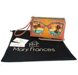 Mary Frances Hand Beaded On the Horizon Mini Crossbody Bag