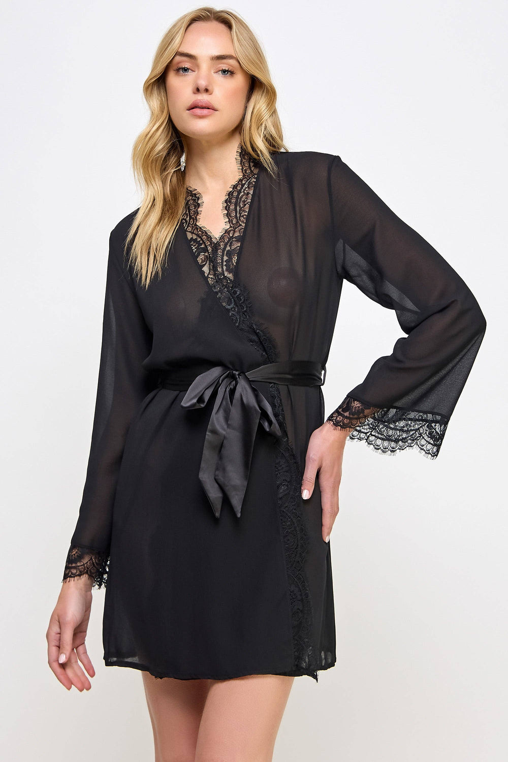 2493 Vivian Robe: Red / S/M