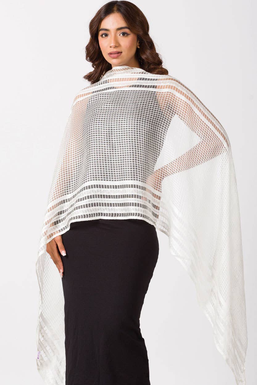 Sarita Scarf: White