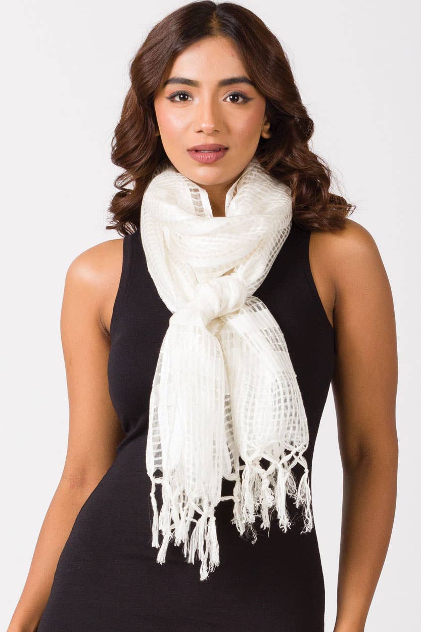 Sarita Scarf: White