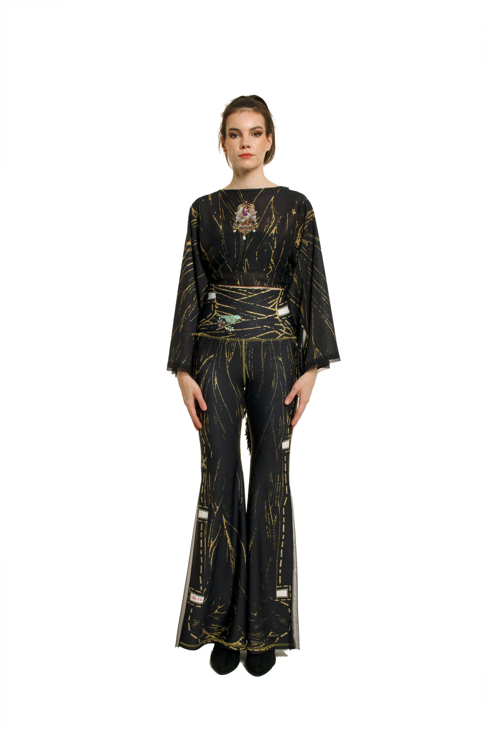 Comfort Pants-Black - Paper Dolls: Multi color-Black / S/M