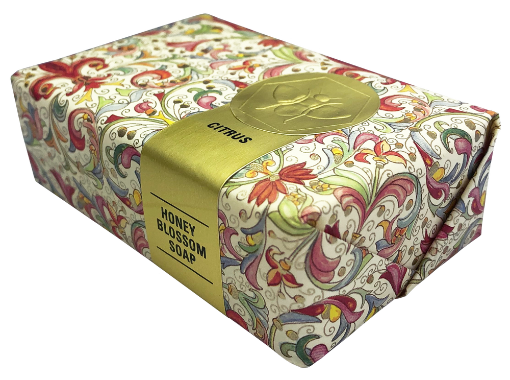 Florentine Paper Wrapped Soap - 3.5 oz: Lavender