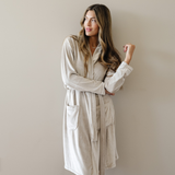 MINKY STRETCH LUXE ROBES: Mirage / Medium