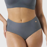 High-Waisted Retro Bikini: Black / Fits 0-14