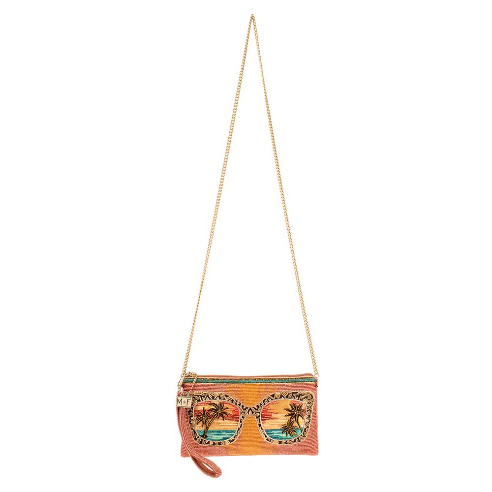 Mary Frances Hand Beaded On the Horizon Mini Crossbody Bag