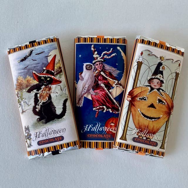 Chocolate Bars Halloween: Milk / Cat Plays fiddle
