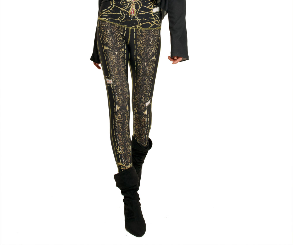 IPNG Paper Dolls Comfort Leggings - Multi/Black