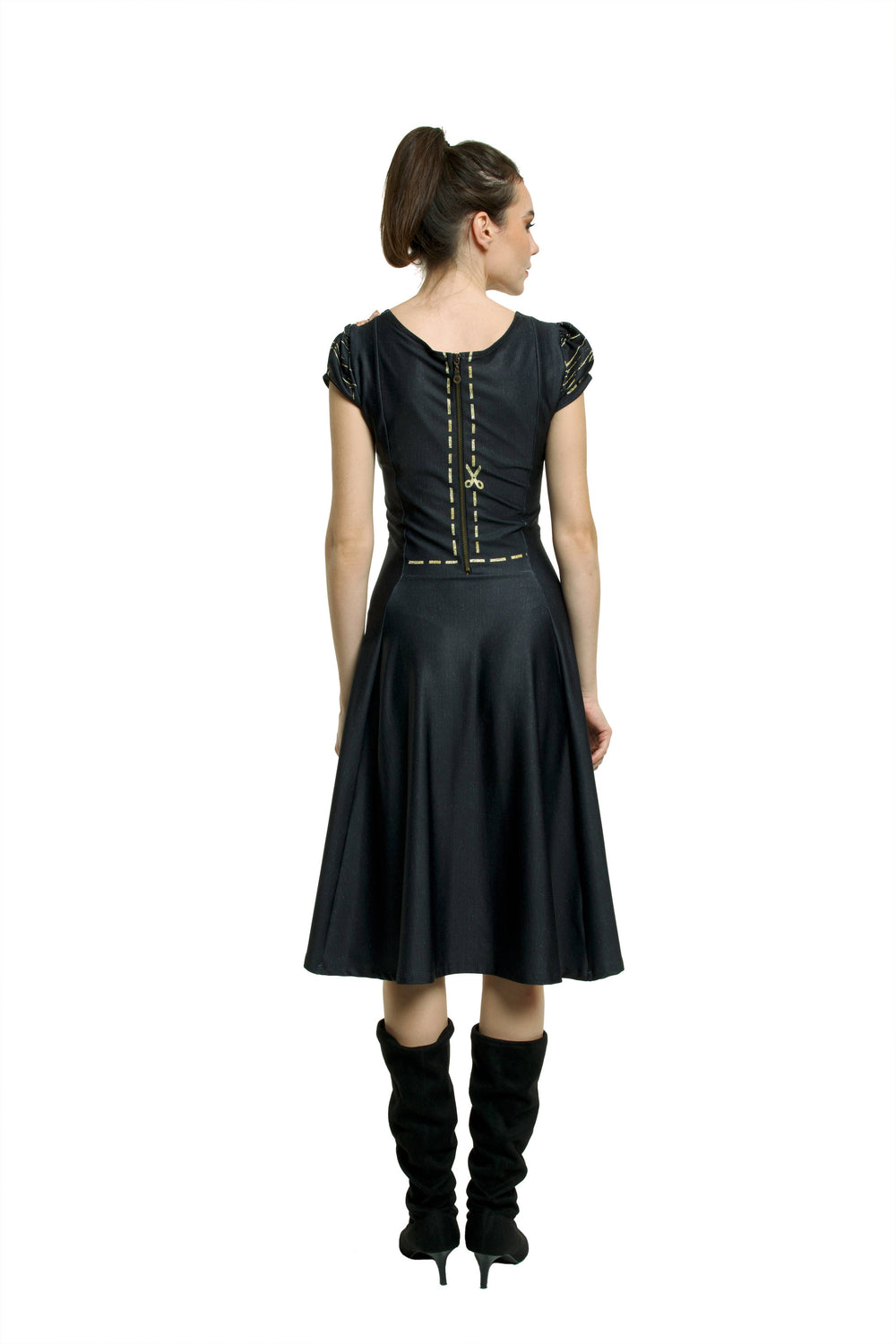 IPNG Paper Dolls Zip Dress - Pink/Black