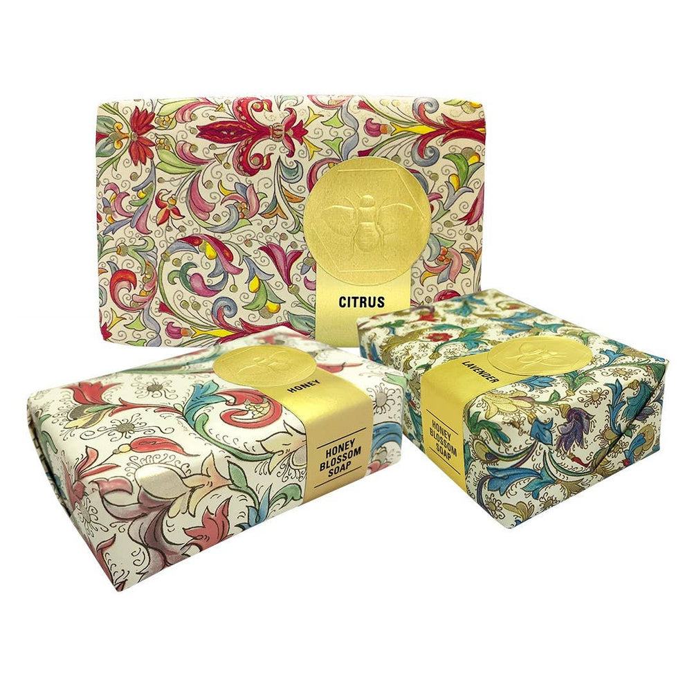 Florentine Paper Wrapped Soap - 3.5 oz: Lavender