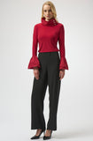 Joseph Ribkoff Silky Knit and Memory Fitted Top Style 254109 - Deep Cherry
