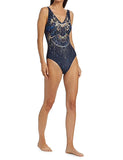 Johnny Was Supernova Sun V-Neck One Piece Bathing Suit Style CSW4424-H