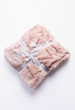 PJ Salvage Luxe Plush “Snuggle Up” Blanket Style RELPBL - Blush