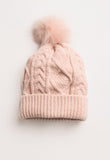 PJ Salvage Cable Lounge Chenille Beanie Style RKCLBE - Pink Clay