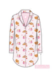 PJ Salvage Brunch Club Nightshirt Style RUFLNS - Pink
